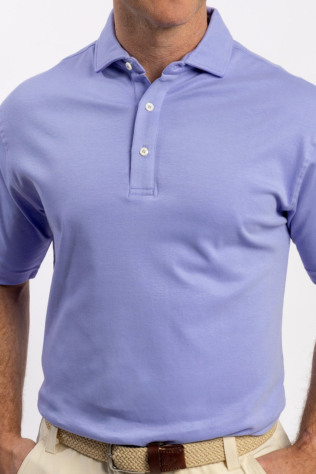 Duncan Solid Cotton Polo – turtleson