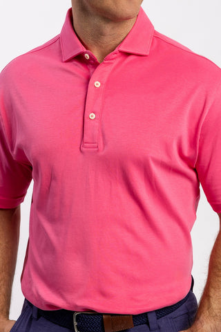 Duncan Solid Cotton Polo - turtleson