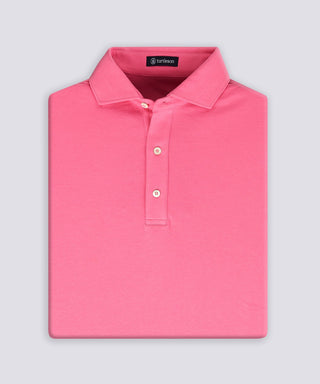 Duncan Solid Cotton Polo - turtleson