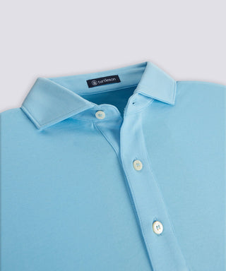 Duncan Solid Cotton Polo - turtleson
