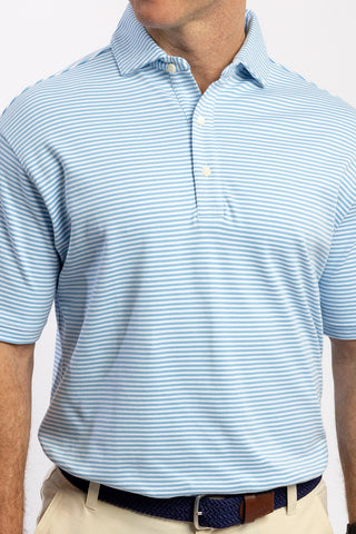 Duncan Stripe Cotton Polo - turtleson