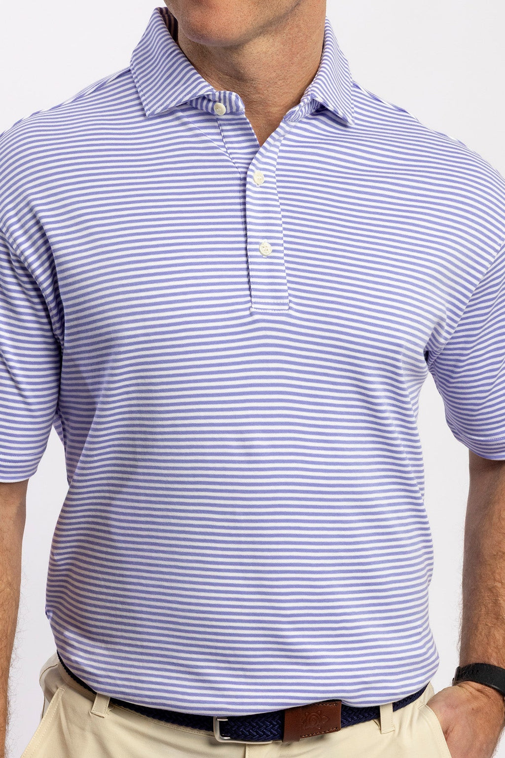 Duncan Stripe Cotton Polo – turtleson