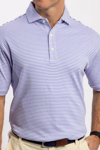 Duncan Stripe Cotton Polo - turtleson
