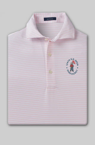 124th U.S. Open - Dylan Performance Polo - Retro Pink - Turtleson