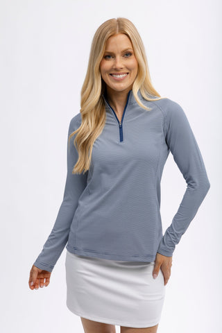 Ellie Stripe Quarter - Zip - turtleson
