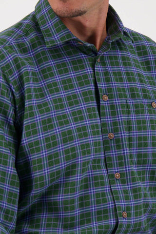 Fern Brushed Twill Sport Shirt - turtleson