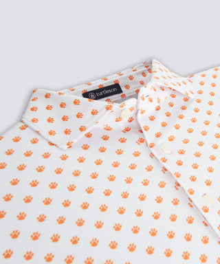 Gameday Performance Polo - Clemson University Paw - turtleson