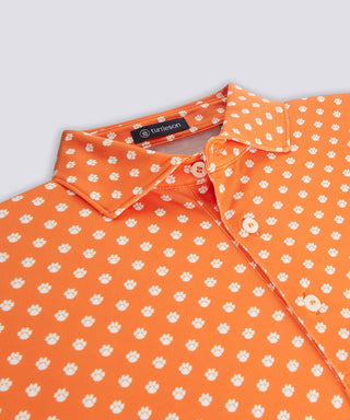 Gameday Performance Polo - Clemson University Paw - turtleson