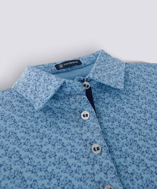 Gwen Diamond Knit Polo - turtleson