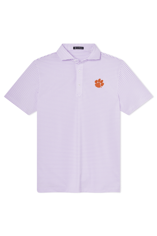 Hardy Stripe Polo - Clemson University - turtleson