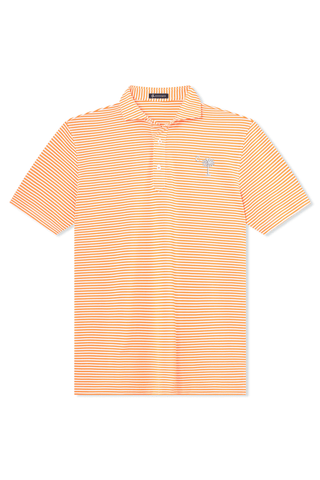 Hardy Stripe Polo - Clemson University - Palmetto - turtleson