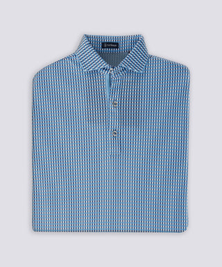 Hayden Diamond Knit Gingham Polo - turtleson