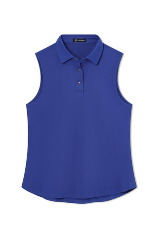 Hazel Sleeveless Snap Polo - Turtleson