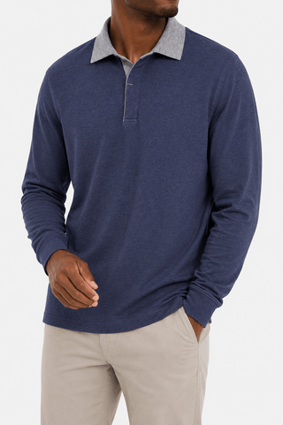 Issac Long Sleeve Rugby Polo - Turtleson
