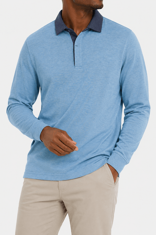 Issac Long Sleeve Rugby Polo - Turtleson
