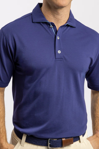 Jules Diamond Knit Polo - turtleson