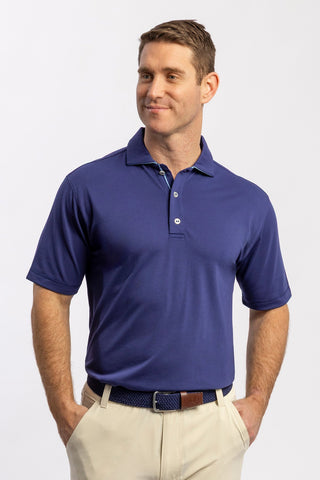 Jules Diamond Knit Polo - turtleson