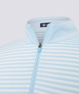 Kelli Stripe Sleeveless Sport Zip - turtleson
