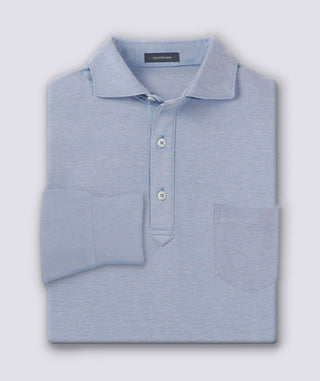 Lester Oxford Long Sleeve Polo - turtleson
