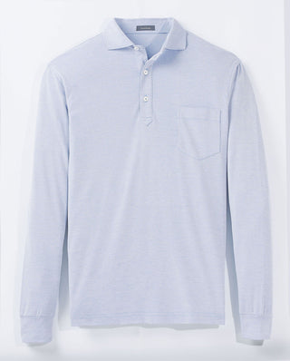 Lester Oxford Long Sleeve Polo - turtleson