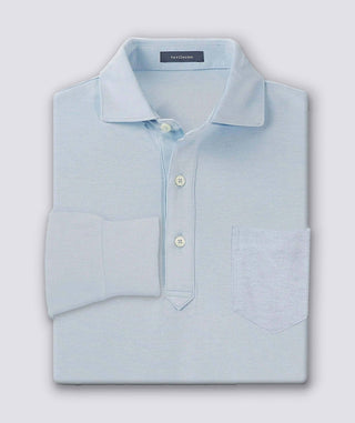 Lester Oxford Long Sleeve Polo - turtleson