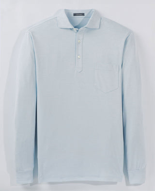 Lester Oxford Long Sleeve Polo - turtleson