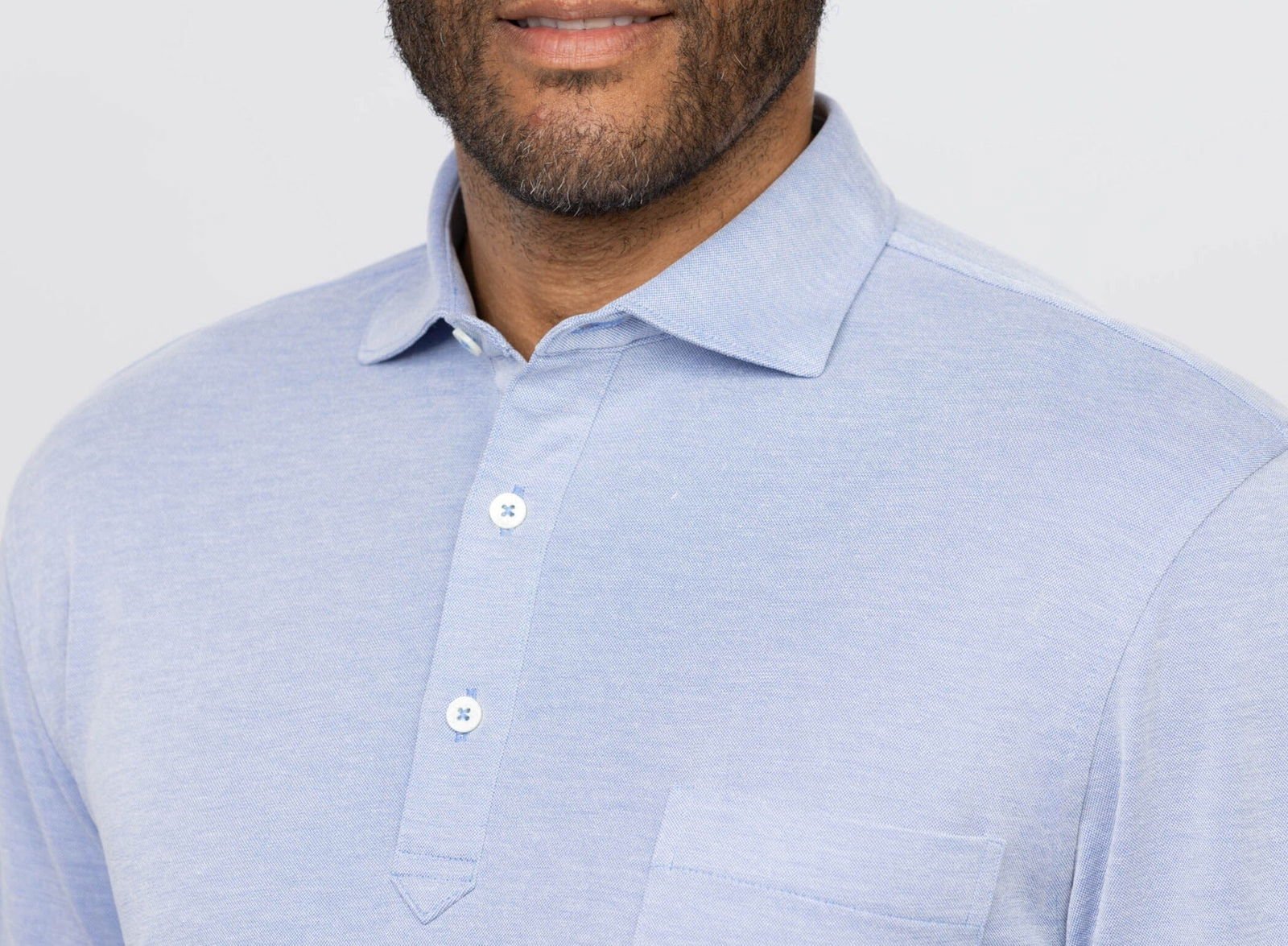 Moisture-Wicking Oxford Polo Long Sleeve | Turtleson – turtleson