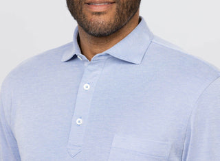 Lester Oxford Long Sleeve Polo - turtleson