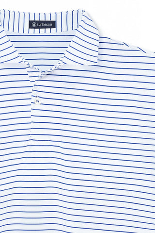 Lewis Stripe 2 Button Polo - Turtleson