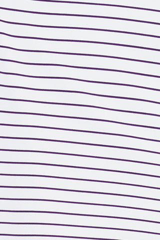 Lewis Stripe Polo - Clemson University - Palmetto - turtleson