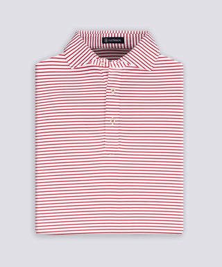 Mathew Stripe Performance Polo - turtleson