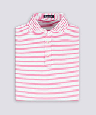 Mathew Stripe Performance Polo - turtleson