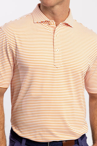 Mathew Stripe Performance Polo - turtleson