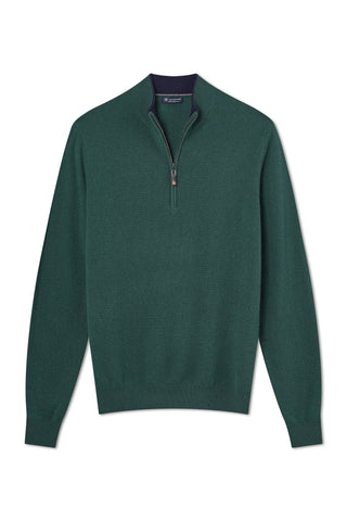 Maxwell Cashmere Quarter Zip - Turtleson