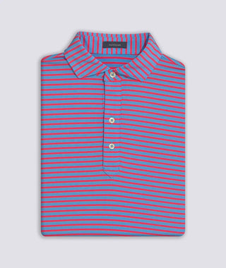 Miller Stripe Performance Polo - turtleson