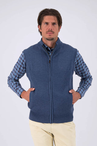 Pinnacle Full Zip Sweater Vest - turtleson