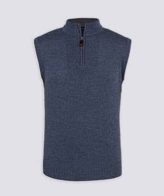 Pinnacle Quarter Zip Sweater Vest - turtleson