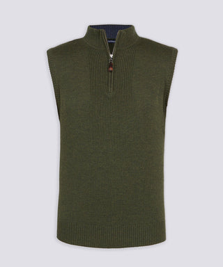 Pinnacle Quarter Zip Sweater Vest - turtleson