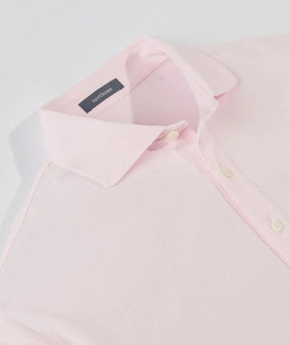 Turtleson - Lester Oxford Men's Polo - Collar Pale Pink