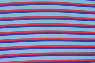 Ryan Stripe Performance Men's Polo - Pattern Luxe Blue/Red- Turtleson