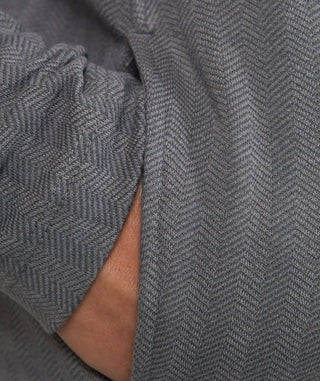 Troy Herringbone Quarter - Snap Pullover - turtleson