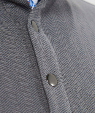Troy Herringbone Quarter - Snap Pullover - turtleson
