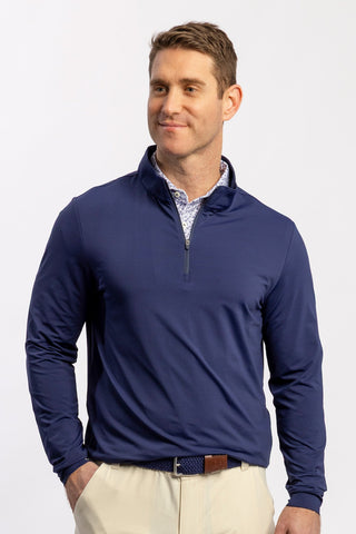 Walker Stripe Quarter Zip - turtleson