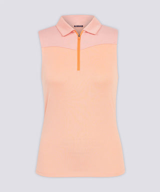 Wendy Sleeveless Half Zip Polo - turtleson
