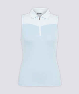 Wendy Sleeveless Half Zip Polo - turtleson