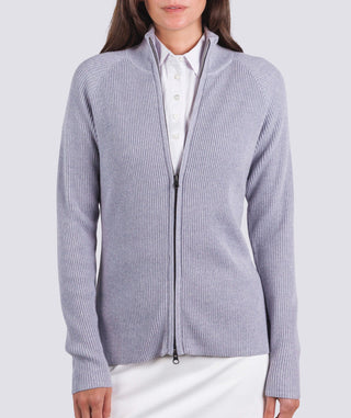 Women's Brandy Rib Full - Zip Sweater - turtleson