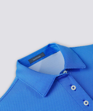 Women's Clare Mini Diamond Jacquard Performance Polo - turtleson
