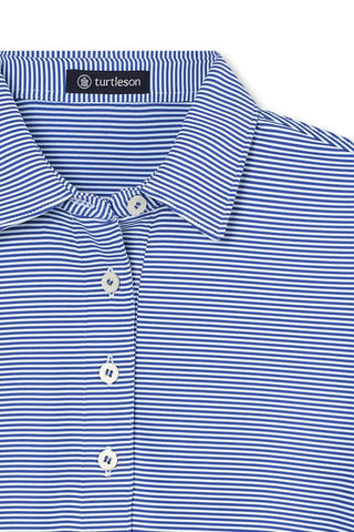 Women's Collins Stripe Polo - Turtleson