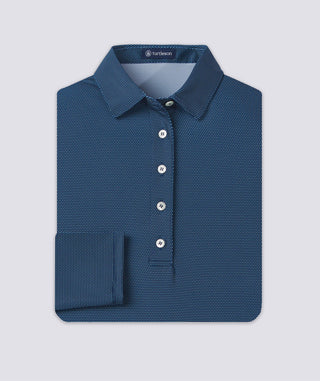 Women's Edie Long Sleeve Performance Polo - turtleson
