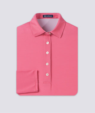 Women's Edie Long Sleeve Performance Polo - turtleson